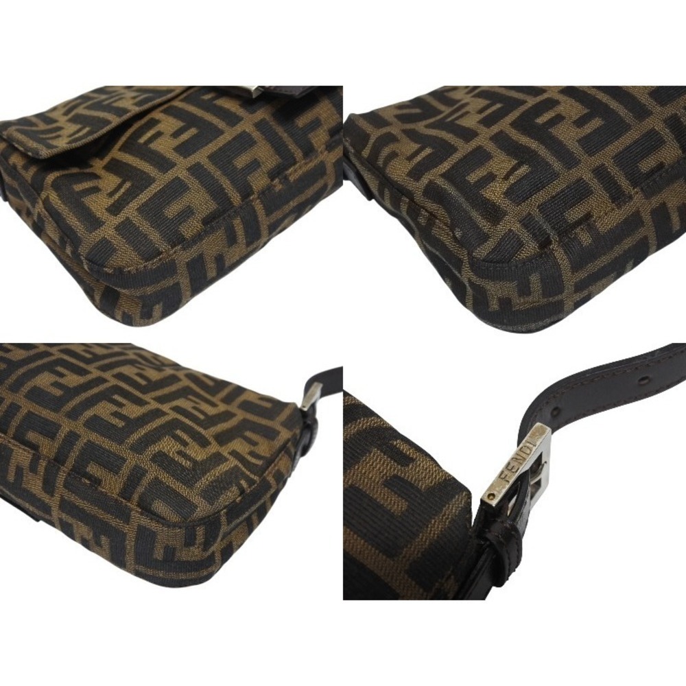 Fendi canvas Bucket Mamma handbag brown Zucca leather - Picture 8 of 10